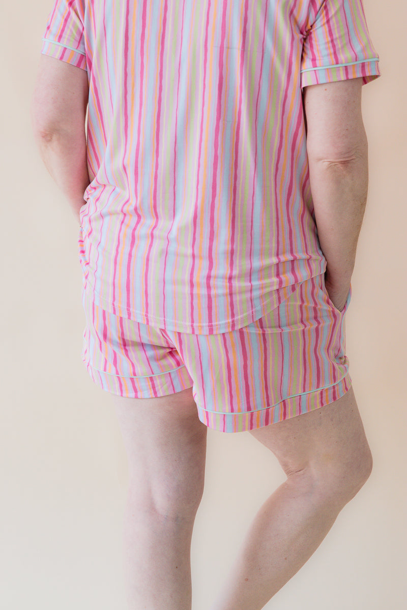 Addie Stripe Sleep Shorts