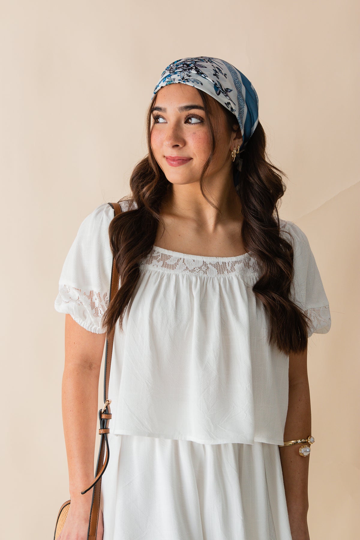 Misty Lace Inset Top