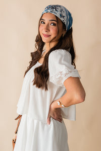 Misty Lace Inset Top