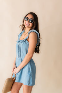 Soft Breeze Chambray Romper
