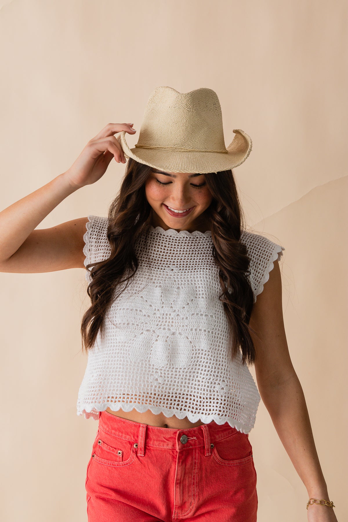 Open Field Crochet Sweater