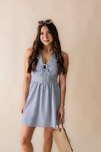 Garden Sun Tie Mini Dress