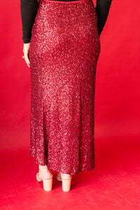 Strong Feeling Sequin Maxi Skirt