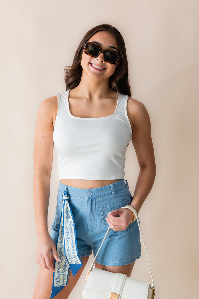 Dearly Square Neck Tank