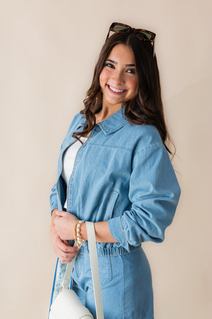 Soft Breeze Chambray Jacket
