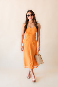 Prickly Petal Midi Dress