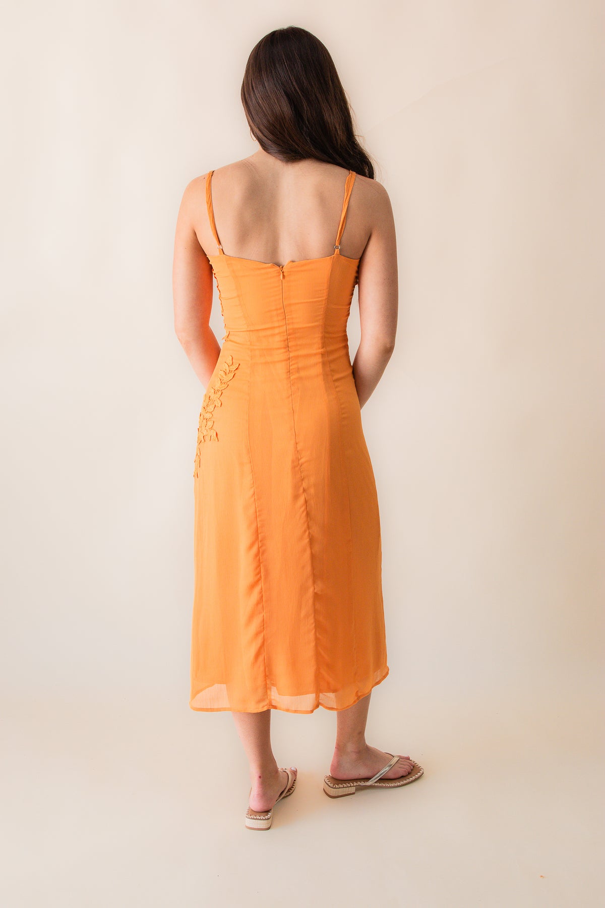 Prickly Petal Midi Dress