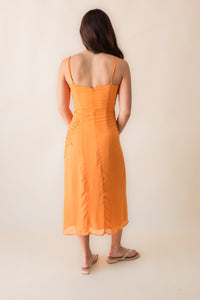 Prickly Petal Midi Dress