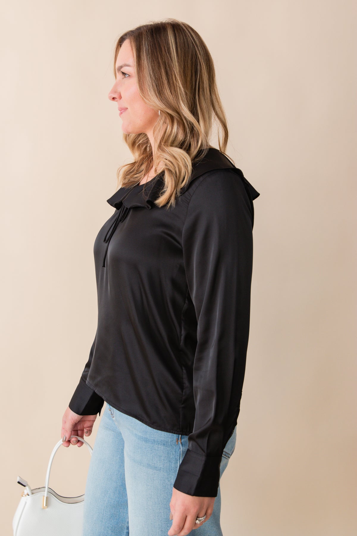 Madelyn Silk Button Down Top