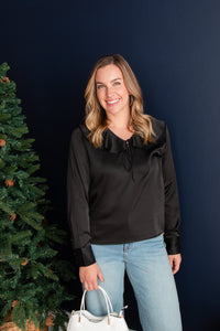 Madelyn Silk Button Down Top
