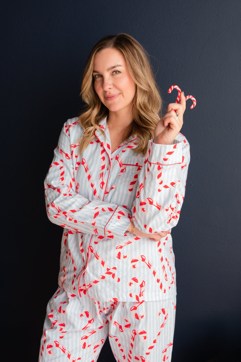 Candy Cane Stripe Pj Set