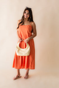 Good Day Pleated Midi Dress