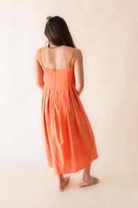Good Day Pleated Midi Dress
