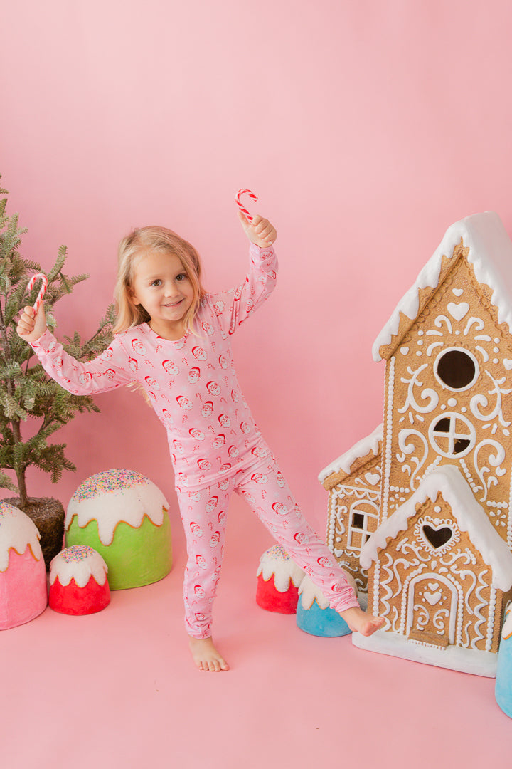 Kid's Candy Cane Cutie L/S Pj Set
