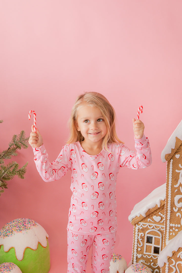 Kid's Candy Cane Cutie L/S Pj Set