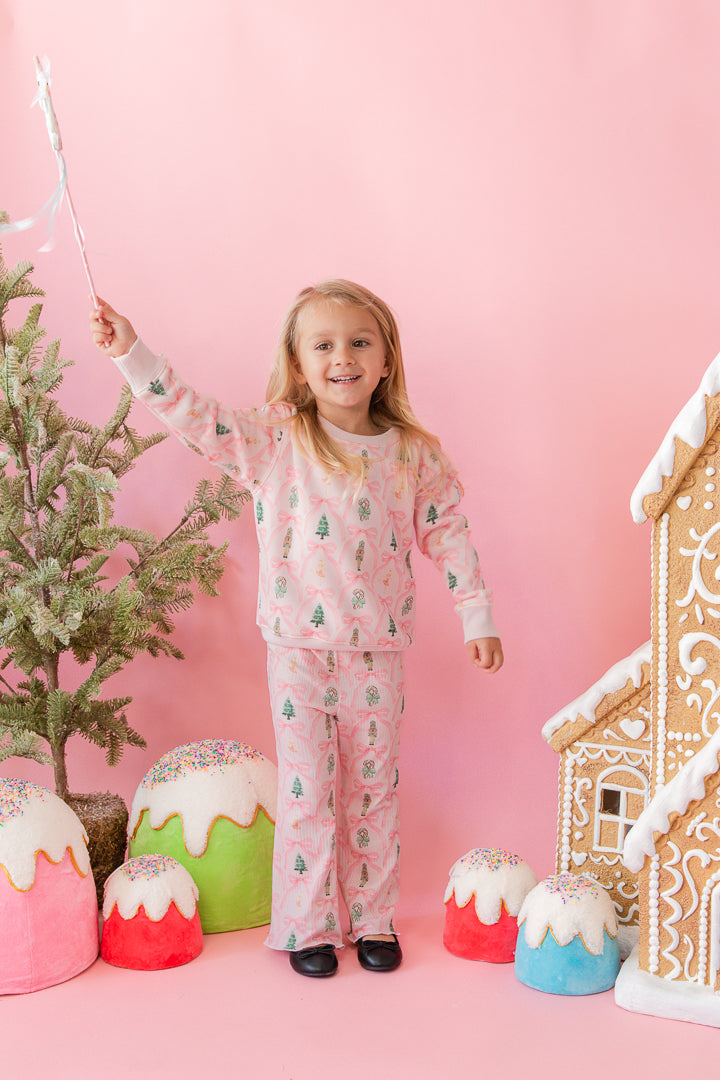 Nutcracker Trellis Flare Legging