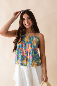 Beach Cowgirl Pleated Cami