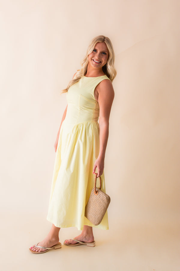 daisy maxi dress Daisy Lace Maxi Dress - White/Yellow