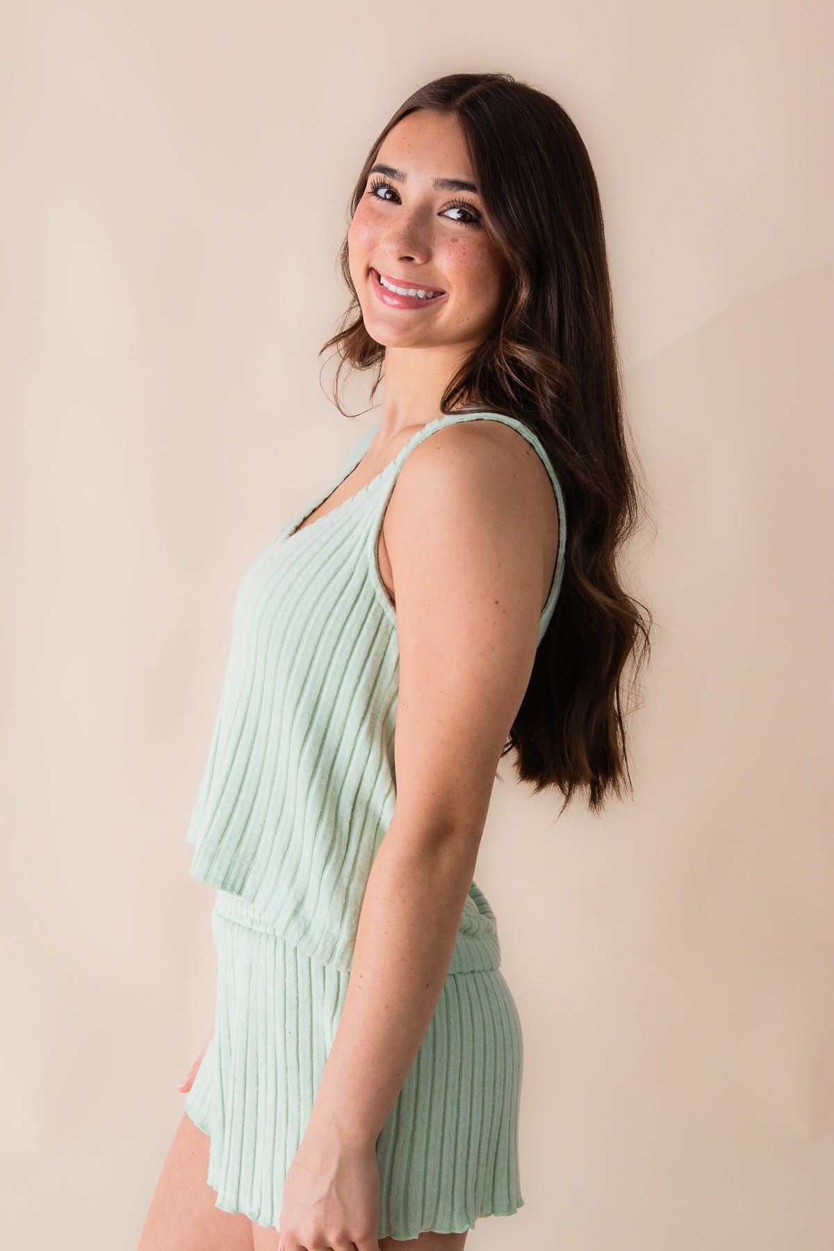 Sloane V-Neck Rib Tank