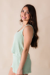 Sloane V-Neck Rib Tank