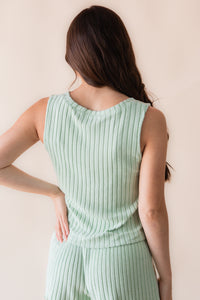 Sloane V-Neck Rib Tank
