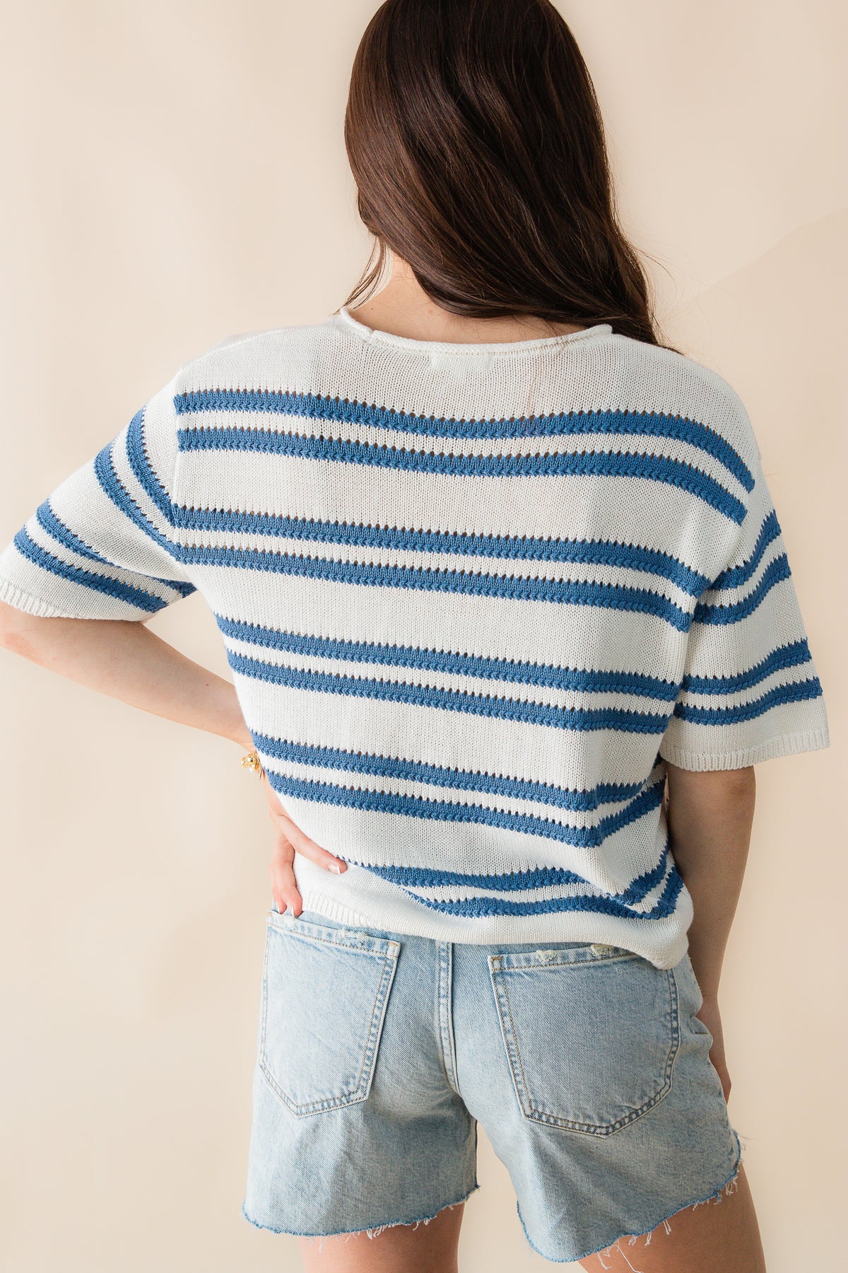 Prado Stripe Sweater Tee