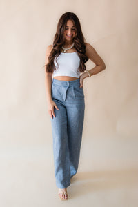 Helen 2 Tone Linen Pants