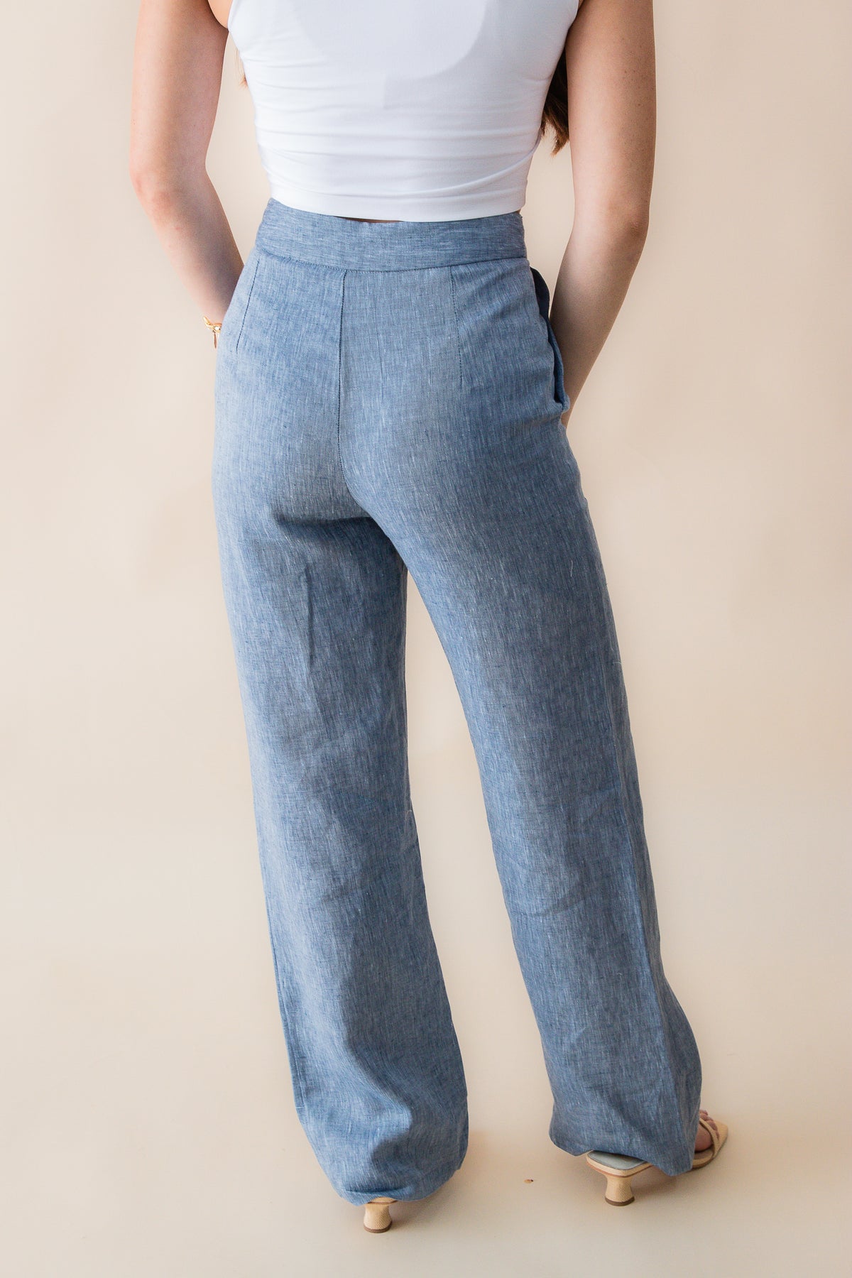 Helen 2 Tone Linen Pants
