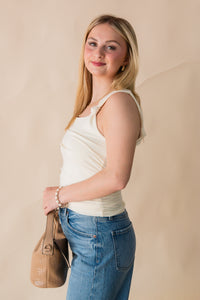 Statuesque Twisted Strap Tank