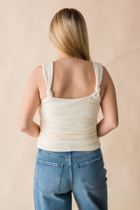 Statuesque Twisted Strap Tank
