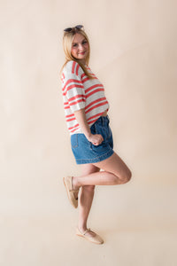 Prado Stripe Sweater Tee