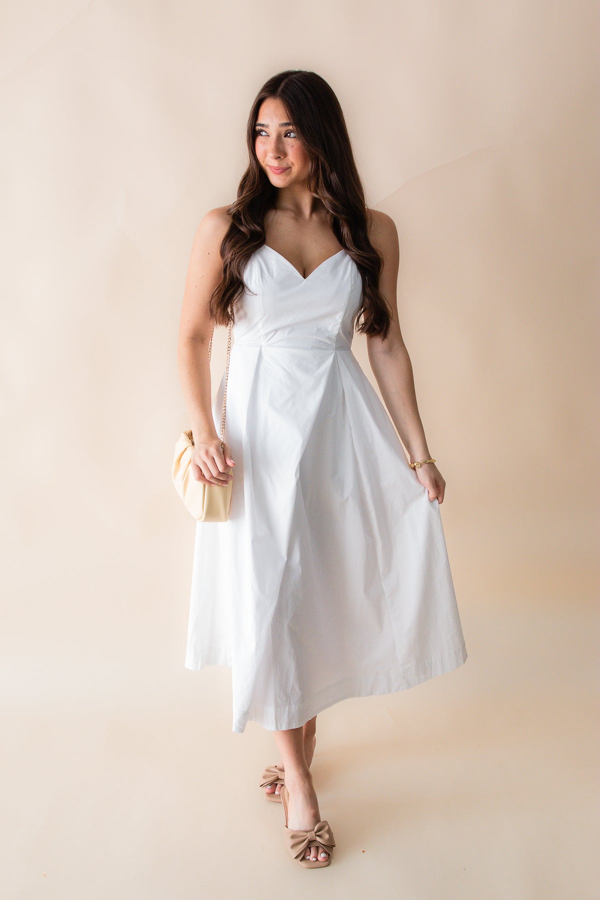 Eunice Poplin  Midi Dress