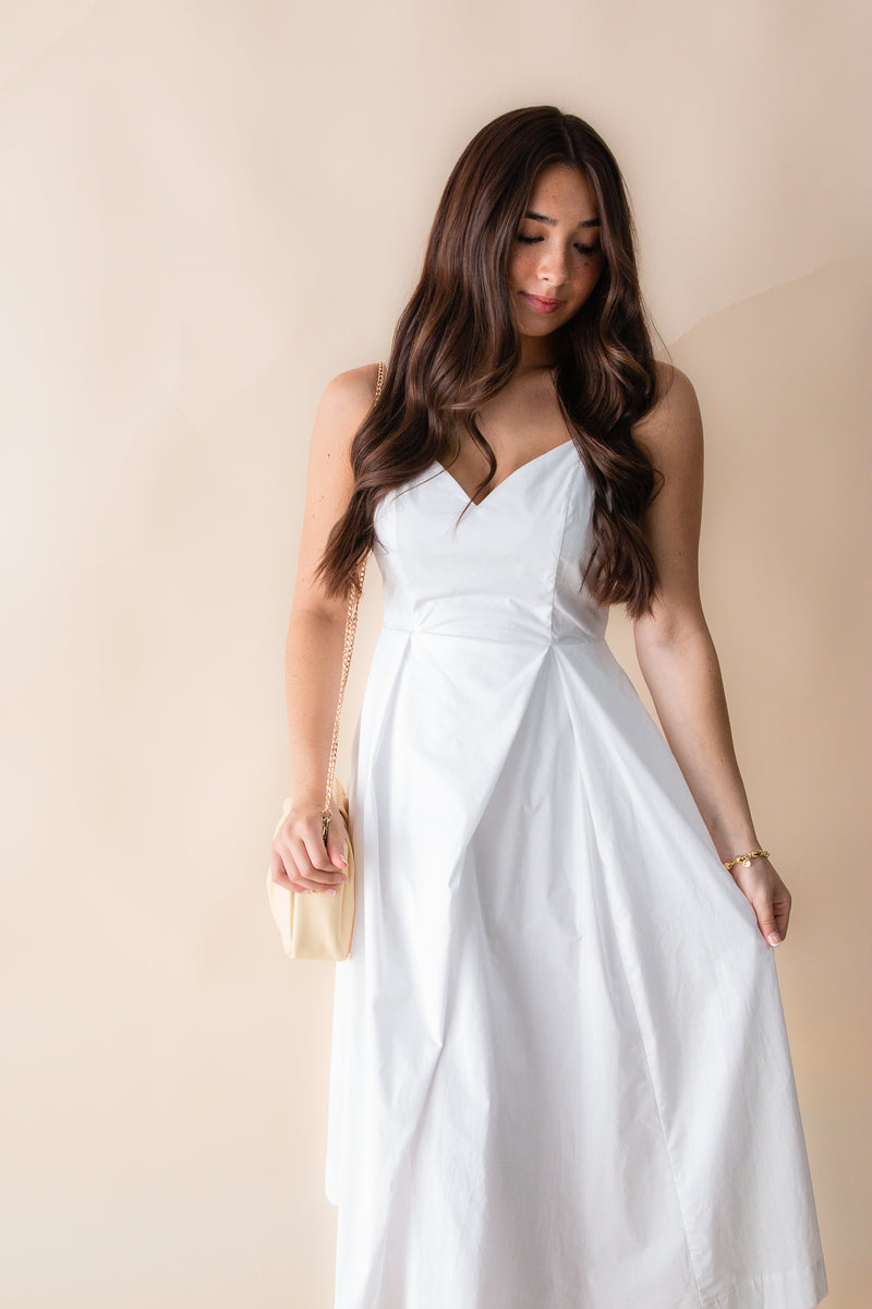 Eunice Poplin  Midi Dress