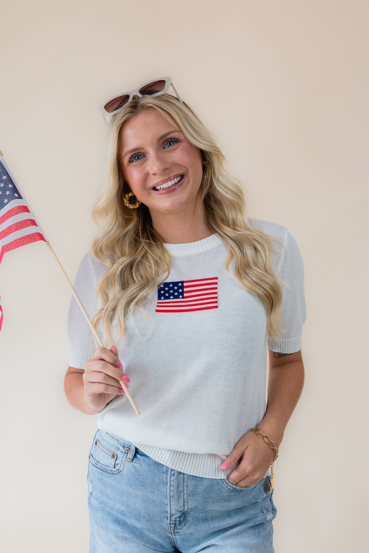Usa Flag SS Top