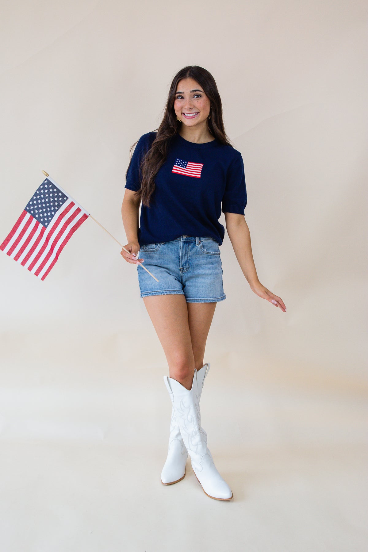 Usa Flag SS Top