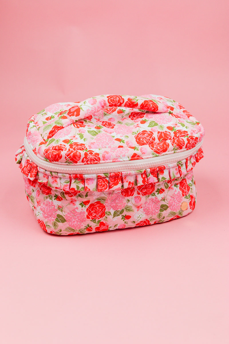 Glam & Go Quilted Cosmetic Bag
