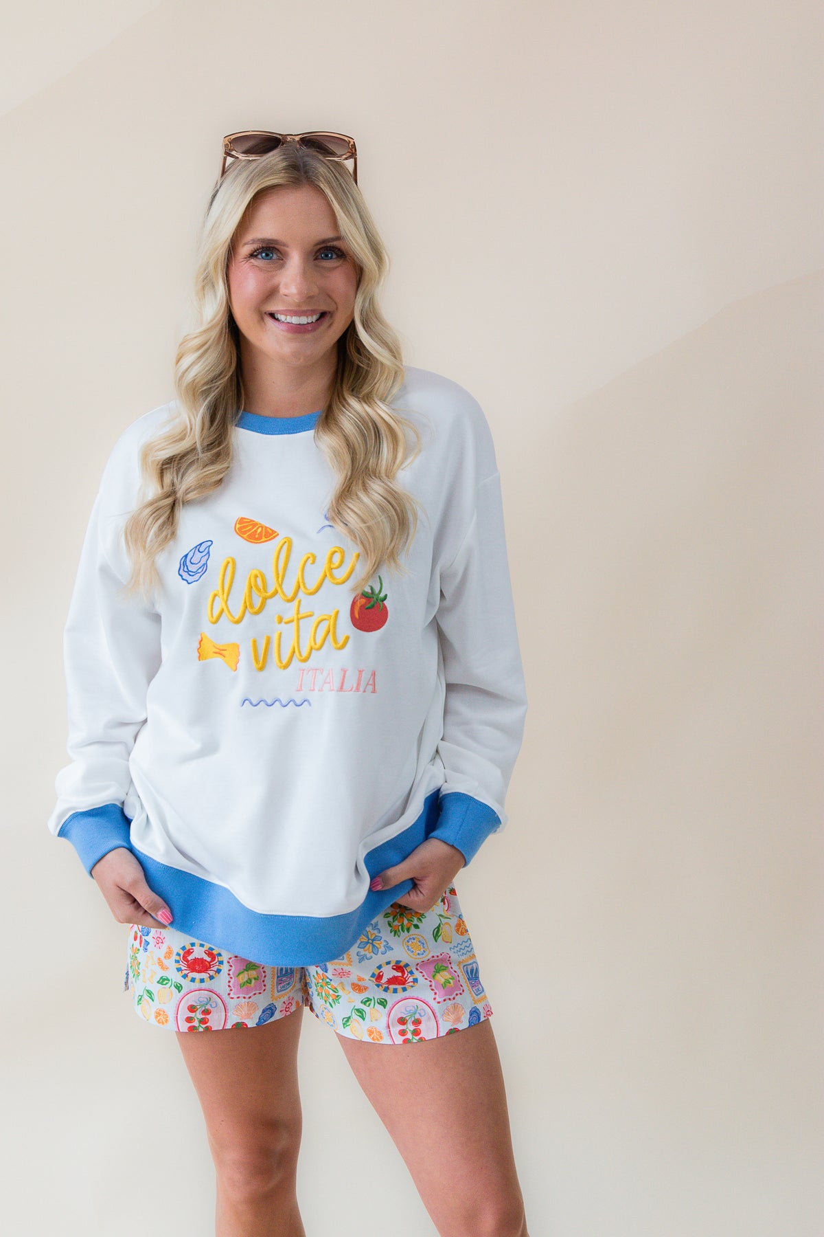 Dolce Vita Oversized Crew
