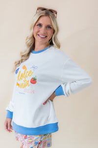 Dolce Vita Oversized Crew