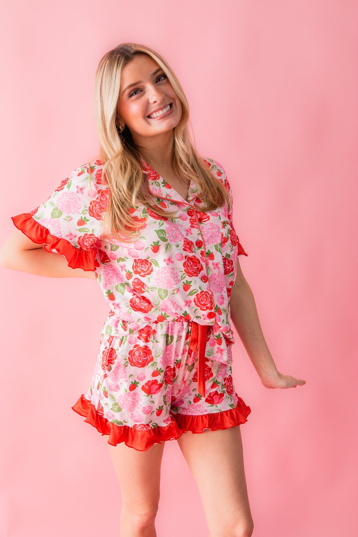 Slumber Party Pj Shorts Set