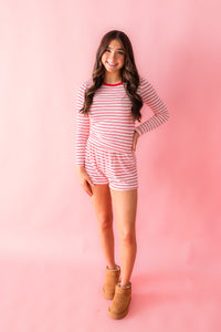 Night In Stripes LS Top