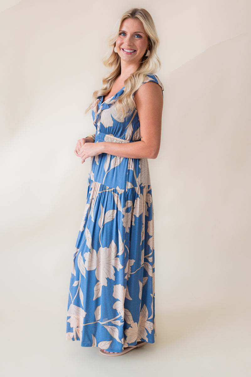 Malene Bloom Floral Maxi Dress