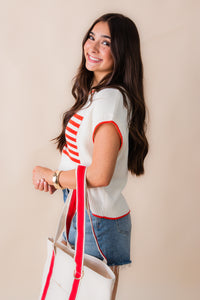 Sleeveless Patriot Sweater
