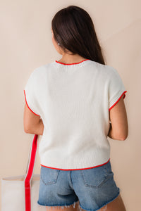 Sleeveless Patriot Sweater