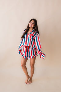 Velvet Bow Set 4th Stripe