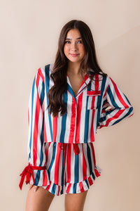 Velvet Bow Set 4th Stripe
