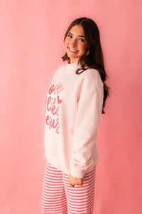 Heart Embroidered Sweatshirt