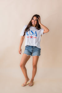 USA Star Boyfriend Tee