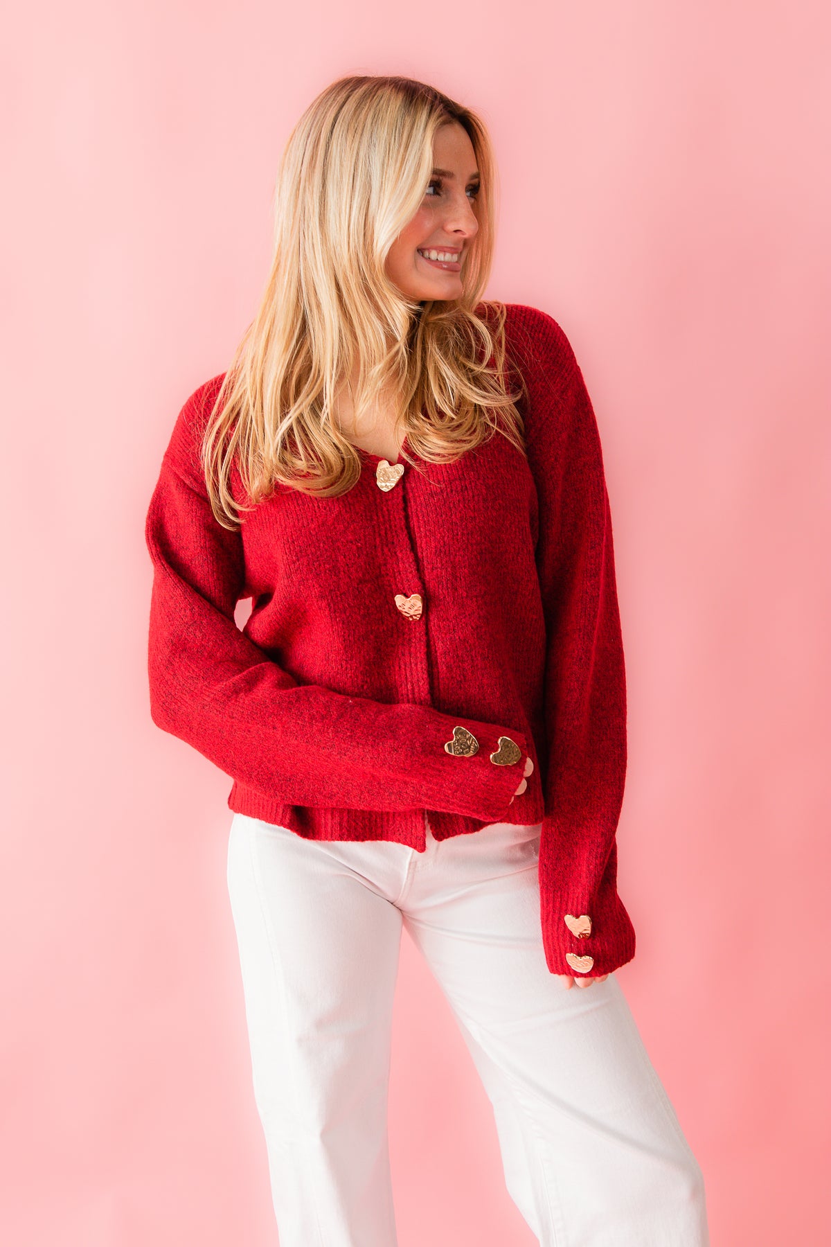 Heart Chunky Cardigan