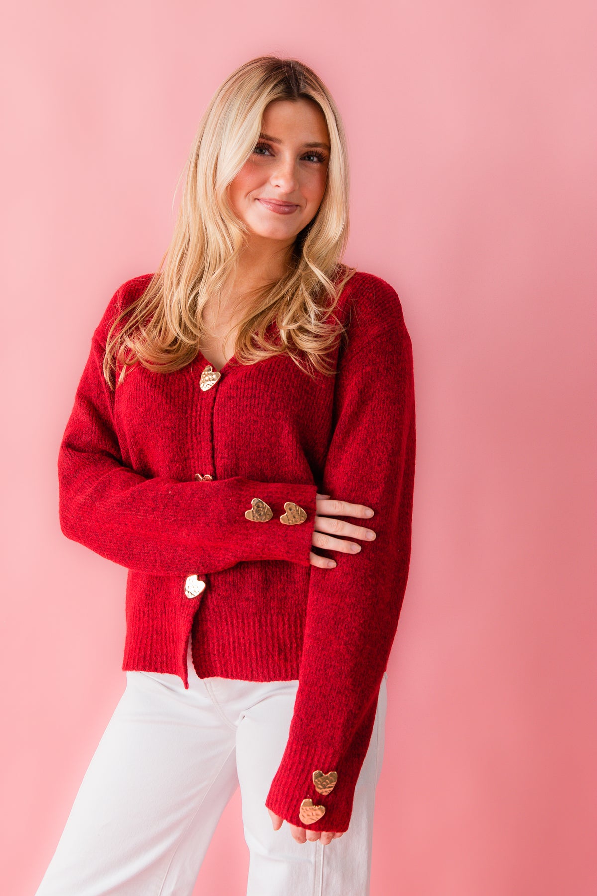 Heart Chunky Cardigan