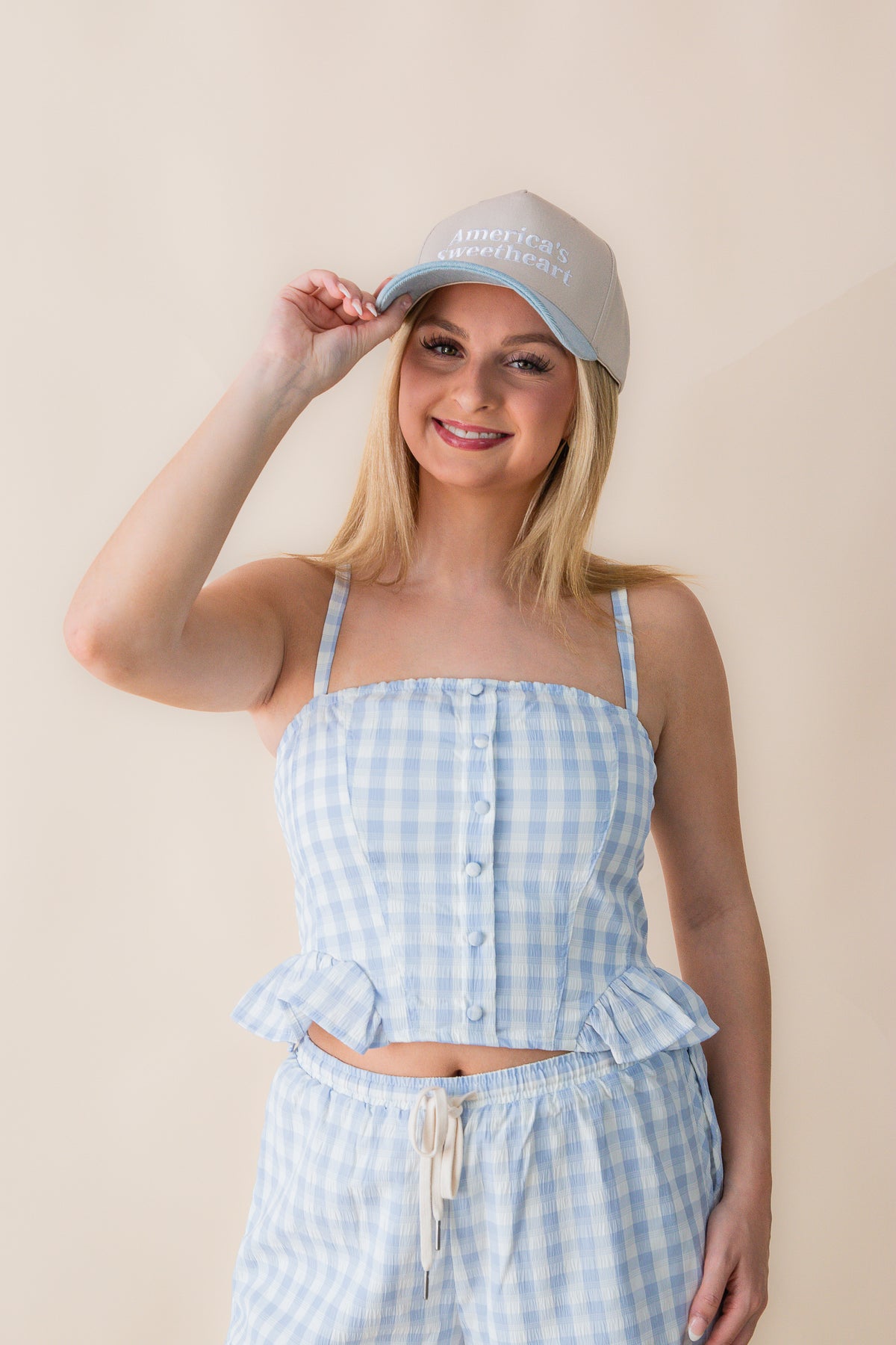 Starlet Gingham Top